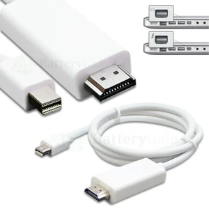 1-100 Lot 3ft Mini Display Port DP To HDMI Adapter Cable Cord For Mac Macbook - Picture 1 of 65