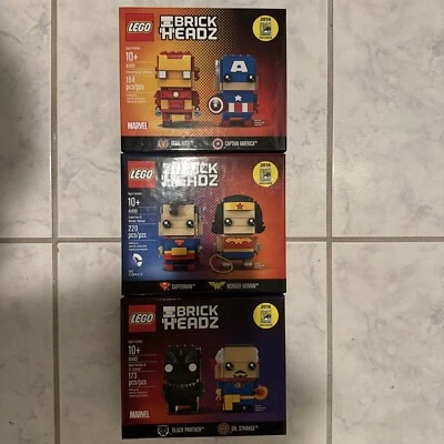 COMPLETE Set of 2016 SDCC Exclusive Brickheadz - Image 1 of 4