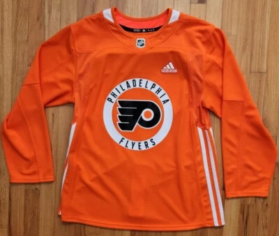 *RARE* Adidas Philadelphia FLYERS GOSTISBHERE Jersey men 50 nhl hockey shirt - Image 1 of 4