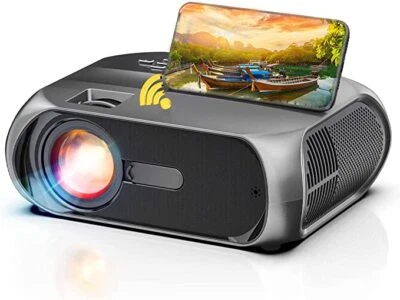 WiFi Bluetooth Beamer 1080p Full HD Mini Beamer,iOS/Android Smartphone ÖZEN SAAT - Bild 1 von 4