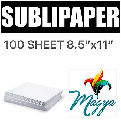 Transfer Paper For Dye Sublimation Inks 100 Sheets 8.5 X11  • 9.49$