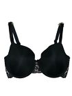 Wacoal Size 32Ddd Bra Black Lace 853166 All Dressed Up Contour Underwire