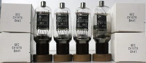 cv1076 tube GEC Marconi Osram valve black plate power triode black plate amp - Picture 1 of 8