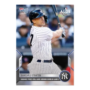 Giancarlo Stanton 3 Run Home Run ALDS 2022 MLB TOPPS NOW Card 1094 - Picture 1 of 2