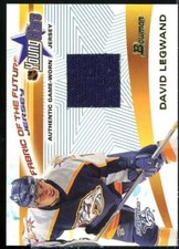 David Legwand Card 2001-02 Bowman YoungStars Relics #JDL 
