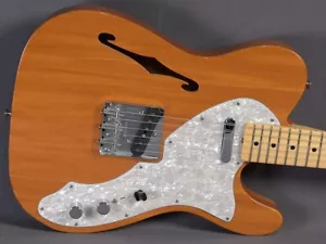 Fender Custom Shop Telecaster 1968 Thinline JR con caoba natural envejecida Bigsby - Imagen 1 de 16