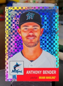 2022 Topps Chrome Platinum Anniversary Anthony Bender Rookie X-Fractor