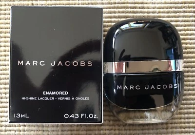 Novo Na Caixa Marc Jacobs Enamored Hi Shine Lacquer Black Nail Polish RARO - Imagem 1 de 3