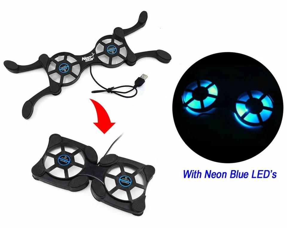 Microsoft Xbox/One/X/S/360 Cooling Stand/Pad With Ultra-Blue LED Vortex® Fans - Image 1 of 4