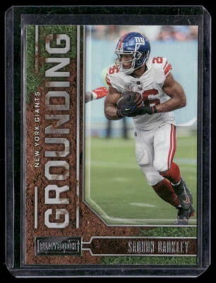 2022 Panini Playbook #G-6 Saquon Barkley Grounding Material - Image 1 of 2