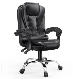 Chefsessel Bürostuhl Leder Computer Schreibtischstuhl Drehstuhl Relaxsessel Gaming Stuhl - Bild 1 von 11