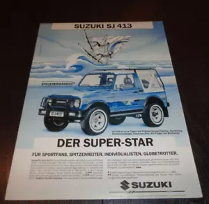 Suzuki SJ 413 De Luxe Convertible Advertising - Picture 1 of 1
