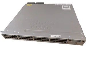 Cisco Catalyst 3850 48-Port with PoE Stackable Switch NM Modules tested - Afbeelding 1 van 7