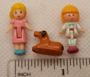 Figuras de colección para dormir de Polly Pocket Midge + figura de Galoob My Pretty Dollhouse - Imagen 1 de 2