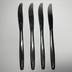 "Cuchillos de cena LAWNCREST Rogers IS cubiertos de acero inoxidable 4 piezas mango sólido 8 1/4""" - Imagen 1 de 10
