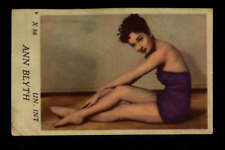 Ann Blyth Vintage Dutch Movie Film Star Trading Card X86