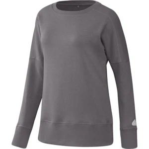 Neu adidas Go-To Sweatshirt recycelter Inhalt grau Damen Medium - GL6718 - Bild 1 von 2
