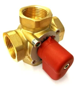 4-Wege Heizung Mischer Heizungsmischer 1" DN25 mit Stellmotor 10Nm 140s 230V - Bild 1 von 2