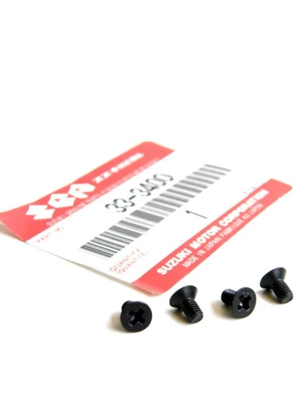 Suzuki Gas Tank Badge Emblem Screws gs1100 gs1000 gs850 gs750 gs650 gs550 gs 450 - Image 1 of 1