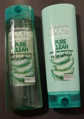 Garnier Fructis Pure Clean Fortifying Shampoo and Conditioner +Aloe Extracts - Image 1 of 4