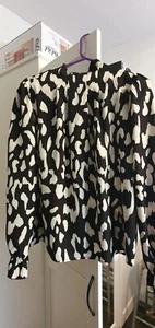 Damen Bluse,Gr.S, neu, schwarz-weiß - Bild 1 von 5