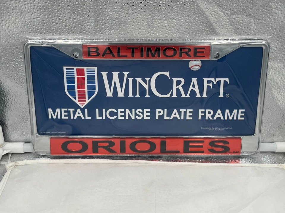 Baltimore Orioles MLB Laser Cut License Plate Frame Wincraft - Image 1 of 1
