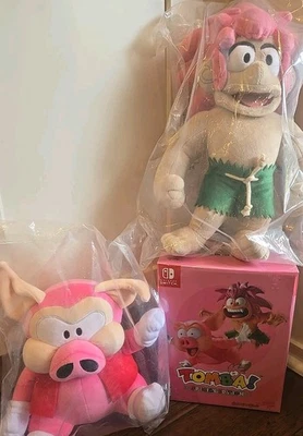 ¡Tomba! Juego de peluches edición especial Whoopee juegos limitados #245 Switch nuevo RARO Foto 1 de 4