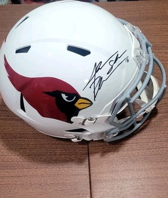 JAKE  SNAKE PLUMMER Autographed ARIZONA CARDINALS full Size Helmet. Schwartz COA - Image 1 of 4