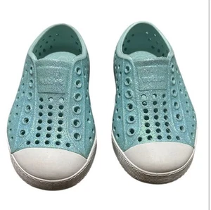 Girls Native Jefferson Piedmont Bling Sneakers Size C6 Slip On Water Shoes - Picture 1 of 5