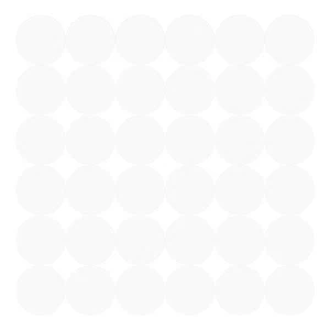  100pz Pellicole Protettive Tonde Badge: Coperture in Plastica Trasparente per Bottone 3,7cm - Foto 1 di 19