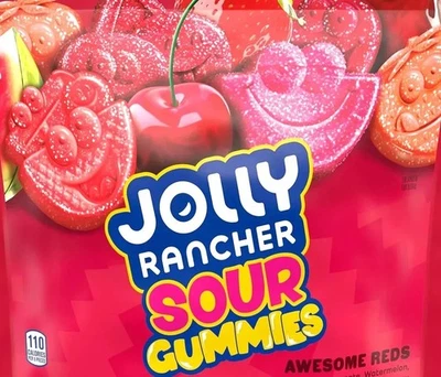 Jolly Rancher Sour Awesome Reds Gummies — жевательные конфеты — ОПТОМ — 3 ФУНТА - Изображение 1 из 3