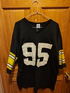 Vintage Greg Lloyd Trikot Herren L Baumwolle Pittsburgh Steelers NFL #95 Logo 7 - Bild 1 von 12