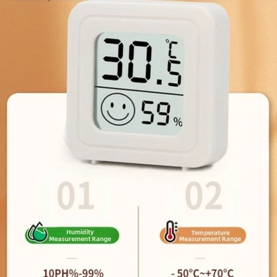 For Home Use Indoor Thermometer Humidity Meter High-precision Readings - Image 1 of 4