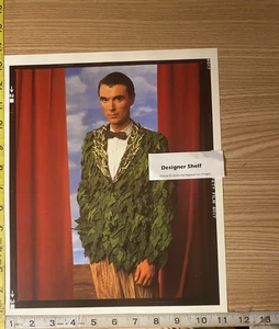 David Byrne Talking Heads Leaf Jacket Scene Book Photograph - Picture 1 of 1