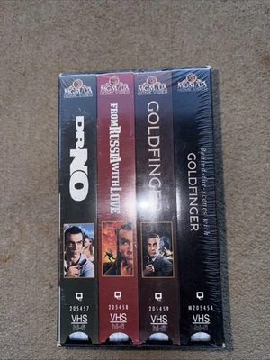 James Bond 007  Collectors Gift Set (VHS Lot) VOL. 1🔥 new sealed - Image 1 of 3