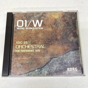 KORG 01/W PCM PERFORMANCE DATA XSC-2S ORCHESTRAL w/ case free shipping - Imagen 1 de 3