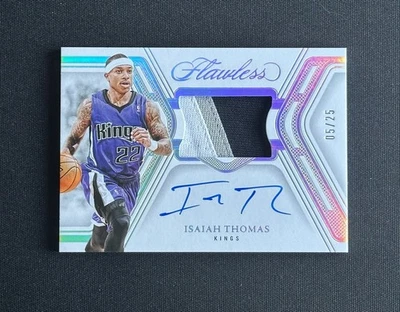 Parche automático usado juego Isaiah Thomas impecable 2024-25/25 Kings #SPM-ITK Foto 1 de 2