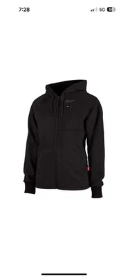 Milwaukee M12 Womens Heated Hoodie  Black XLarge Jacket Only - Image 1 of 4