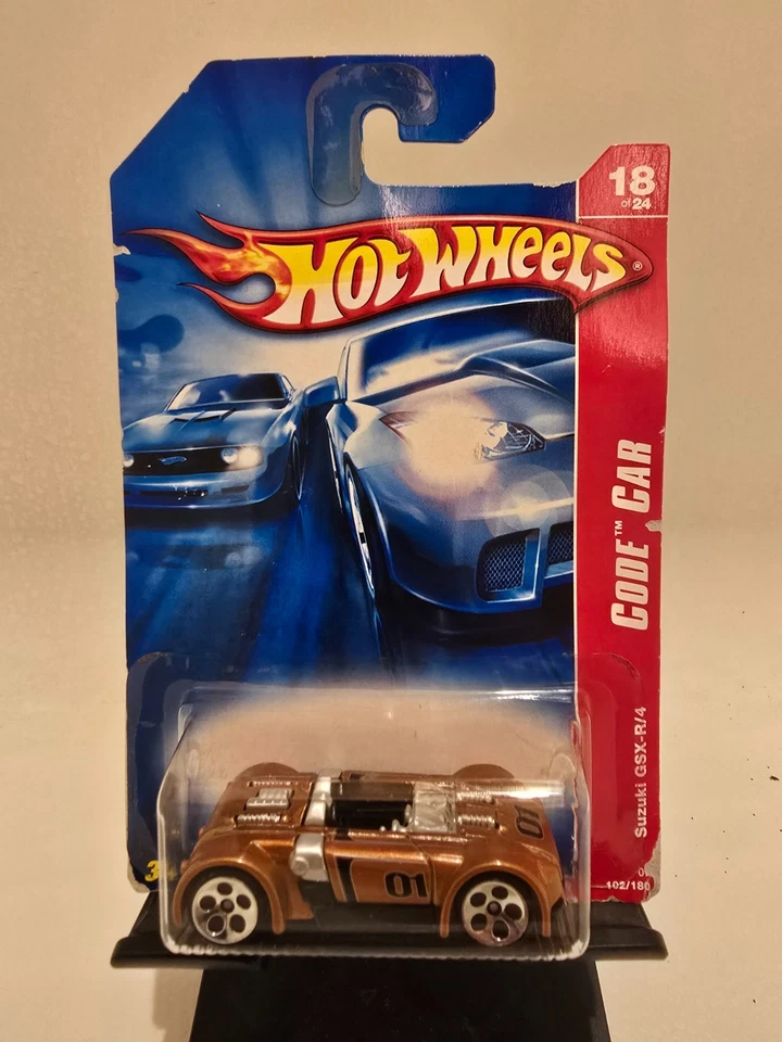 Hot Wheels Suzuki GSX-R/4 2007 [Serie Code Car] 18/24 cobre Foto 1 de 1