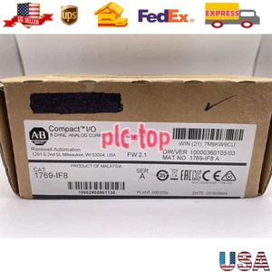 Nuevo módulo de entrada analógica Allen-Bradley 1769-IF8 Ser A CompactLogix 8 Pt EE. UU. - Imagen 1 de 6