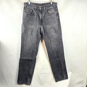 Gap Jeans Mens 36x32 Black Denim Made In USA Classic Easy Fit Vintage Rocker - Picture 1 of 12