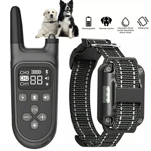 1000M HUND AUSBILDUNG STROMSCHLAG ERZIEHUNGSHALSBAND HUNDE VIBRATION TON E-SHOCK - Bild 1 von 14