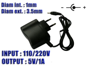 Boitier Alim Externe AC 220V vers DC 5V - 1A - Embout 1x3.5mm - Picture 1 of 1