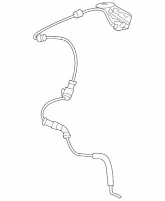 Подлинный датчик передней скорости GM 2004-2009 Chevrolet GMC Colorado Canyon 19368665 - Изображение 1 из 2