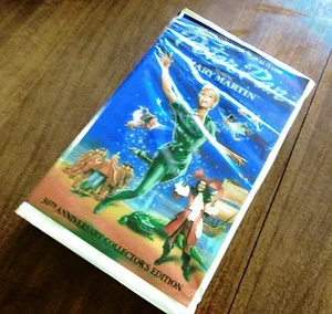 Peter Pan Clamshell VHS Mary Martin 30th Anniversary Collector's Edition 1989 - Picture 1 of 8