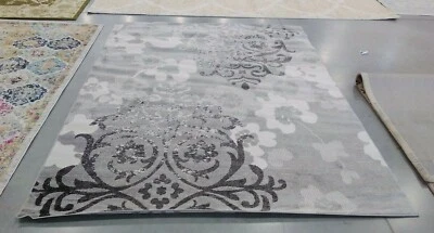 Alfombra de manchas traseras PLATA/MARFIL 8' X 10', precio reducido 1172708999 ADR114B-8 Foto 1 de 4