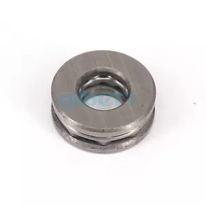 51100 10x24x9mm conjunto de rodamientos axiales de empuje de bola (2 carreras de acero + 1 jaula) ABEC-1 - Imagen 1 de 12