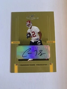2005 Donruss Classics Rookie /499 Craphonso Thorpe #240 Rookie Auto RC - Picture 1 of 2