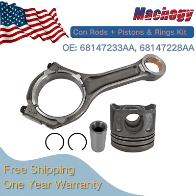 Dodge Ram 1500 2014-2019 3,0 L diésel varilla de conexión y pistón nuevos Foto 1 de 4