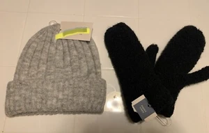 Gorros y guantes universales de hilo para mujer - talla única - Imagen 1 de 4
